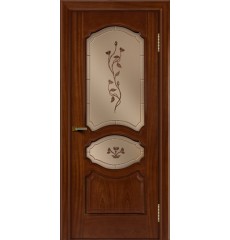  Дверь деревянная межкомнатная Верда ПО тон-10